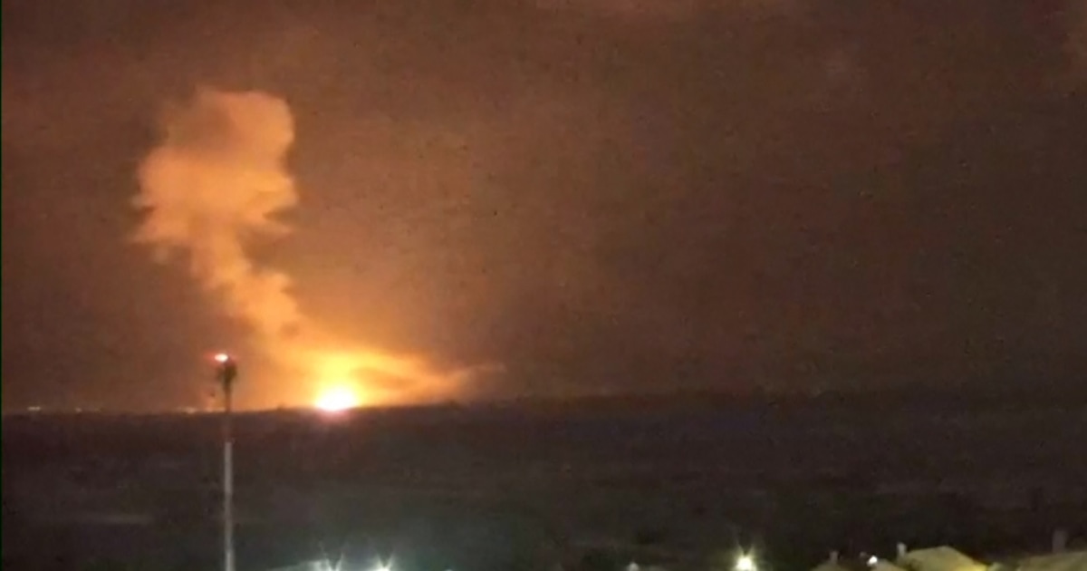 Explosions seen in Gaza overnight from southern Israel