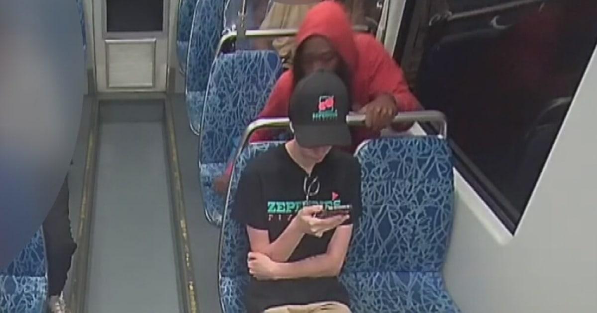 Video shows moments prior to fatal train stabbing