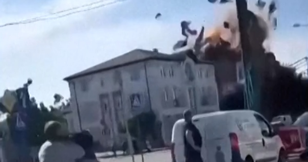 Russian drone hits constructing in Ukraine’s Kharkiv