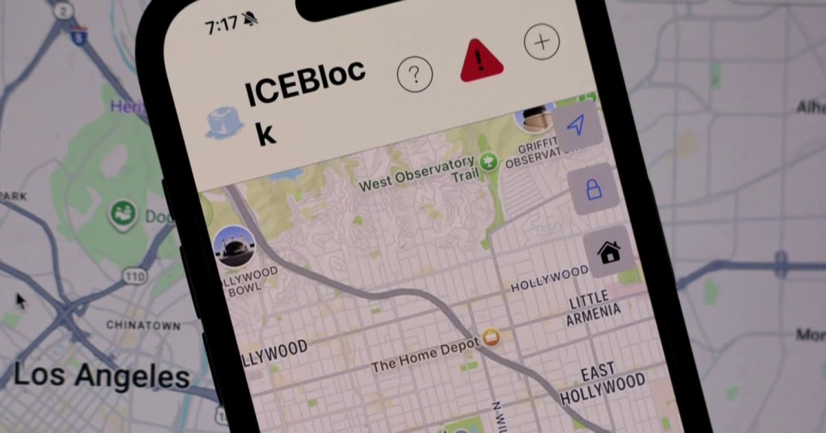 Apple says it has removed an app that allows users to track ICE agents