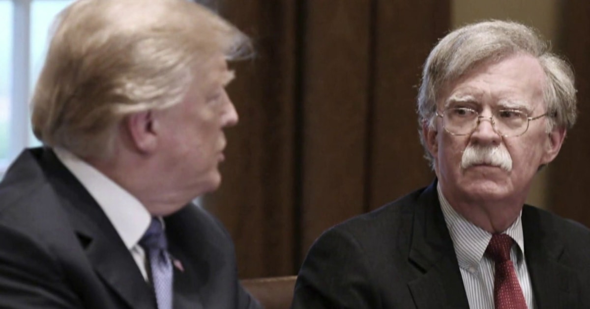 Former national security adviser John Bolton indicted