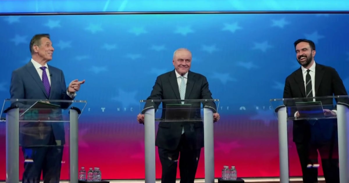 New York mayoral candidates face off in heated debate