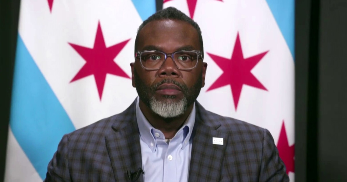 Trump has ‘declared war’ on working people, Chicago Mayor Brandon Johnson tells MSNBC