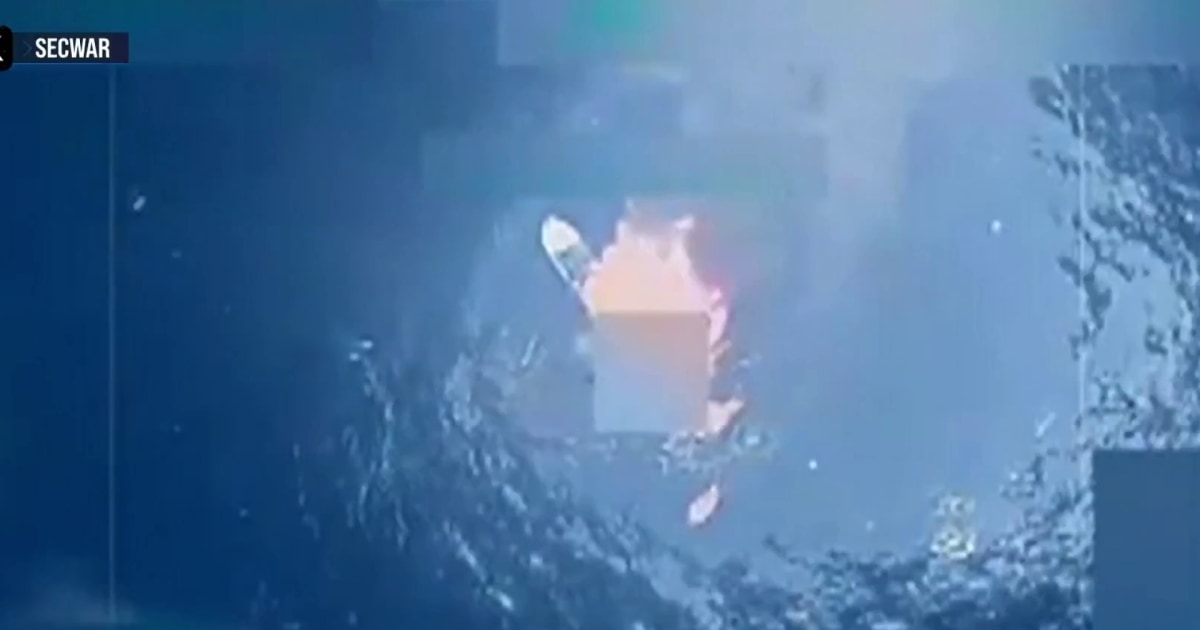 U.S. strikes another alleged drug cartel boat