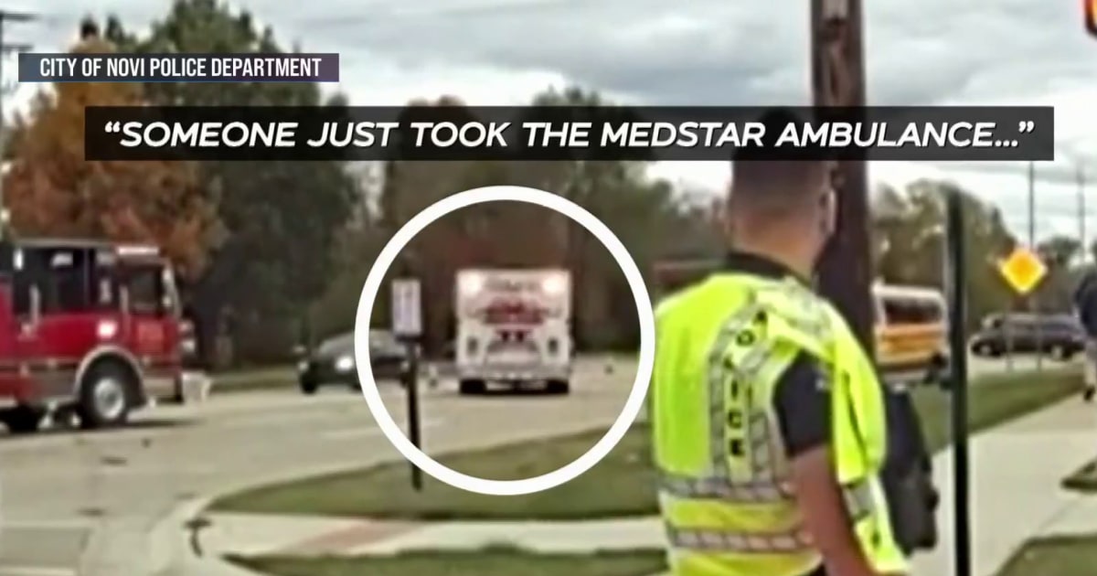 Police Stolen Ambulance Sparks Wild Police Chase