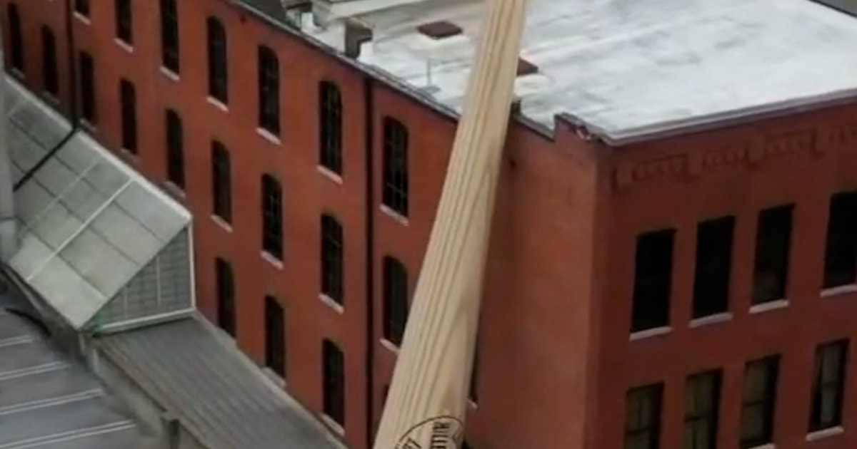 Louisville puts on birthday party for baseball bat
