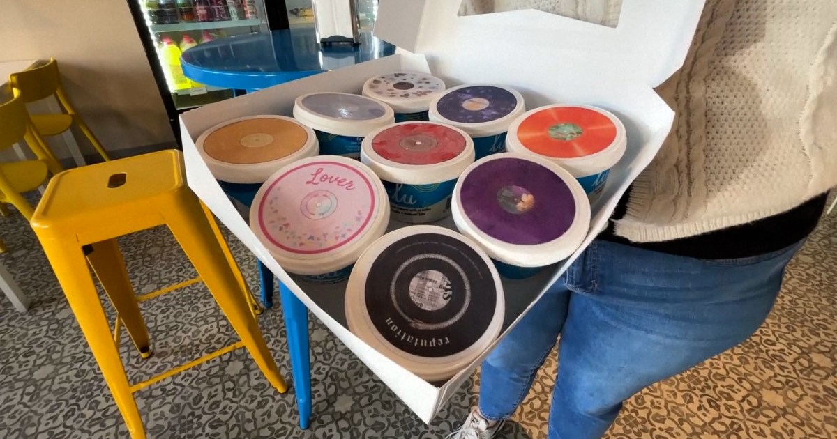 Vermont creamery whips up custom Taylor Swift flavors
