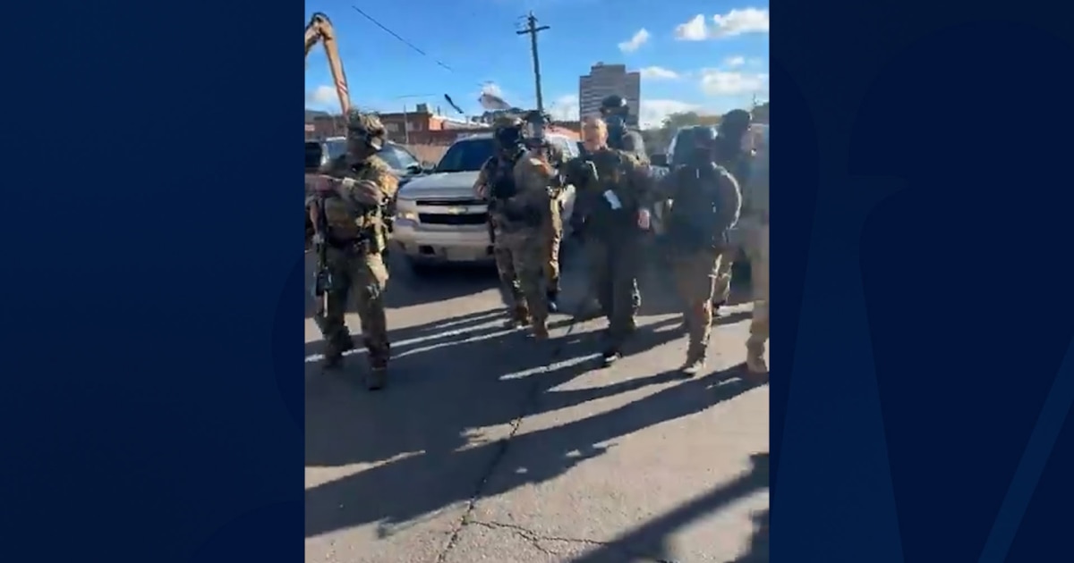 Border Patrol Commander Appears To Throw Tear Gas At Protestors