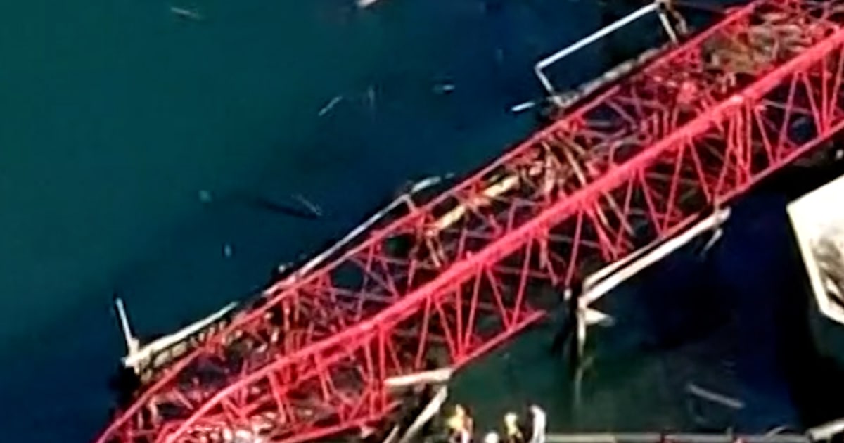 Crane collapse kills two people at construction site