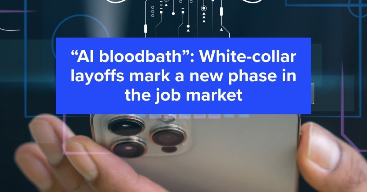 'AI bloodbath': White-collar layoffs mark a new phase in the job market