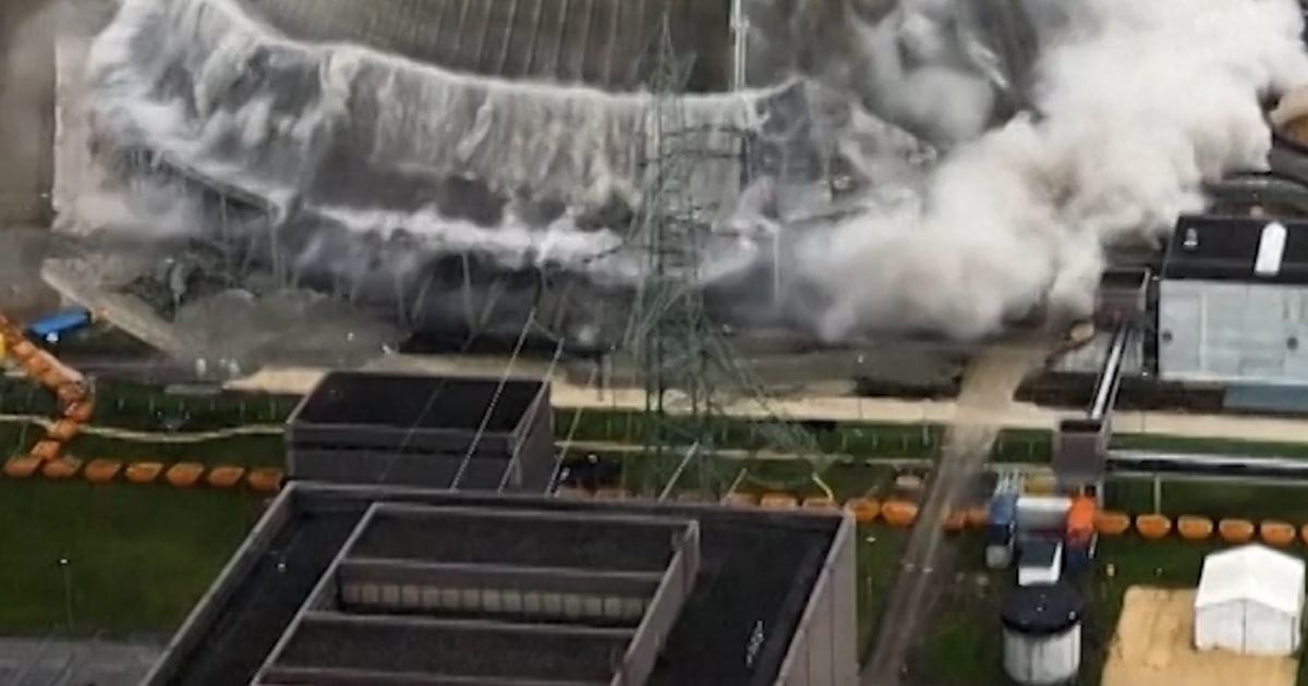 Nuclear power plant torn down in Germany