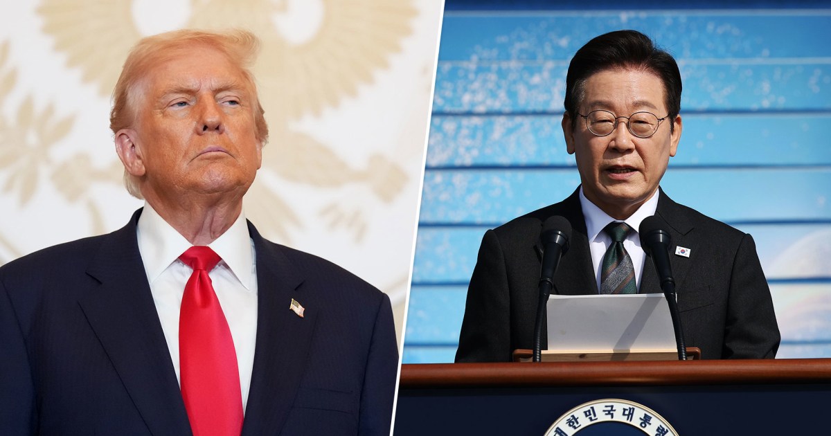 Trump meets with South Korean President Lee Jae Myung