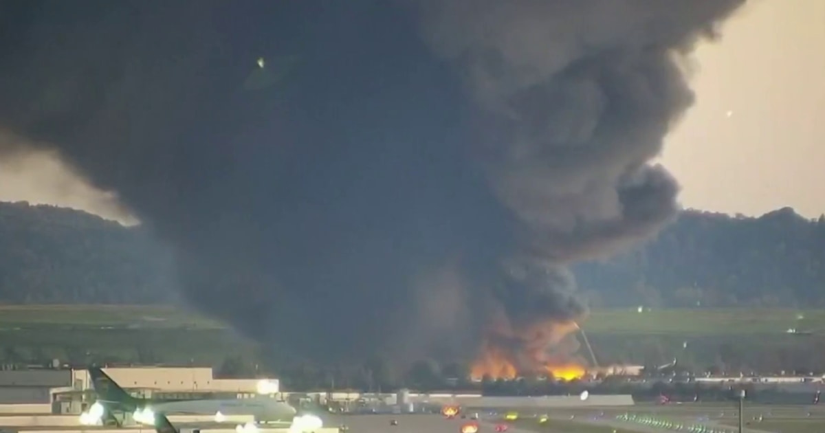 At least seven dead after UPS plane crashes during takeoff