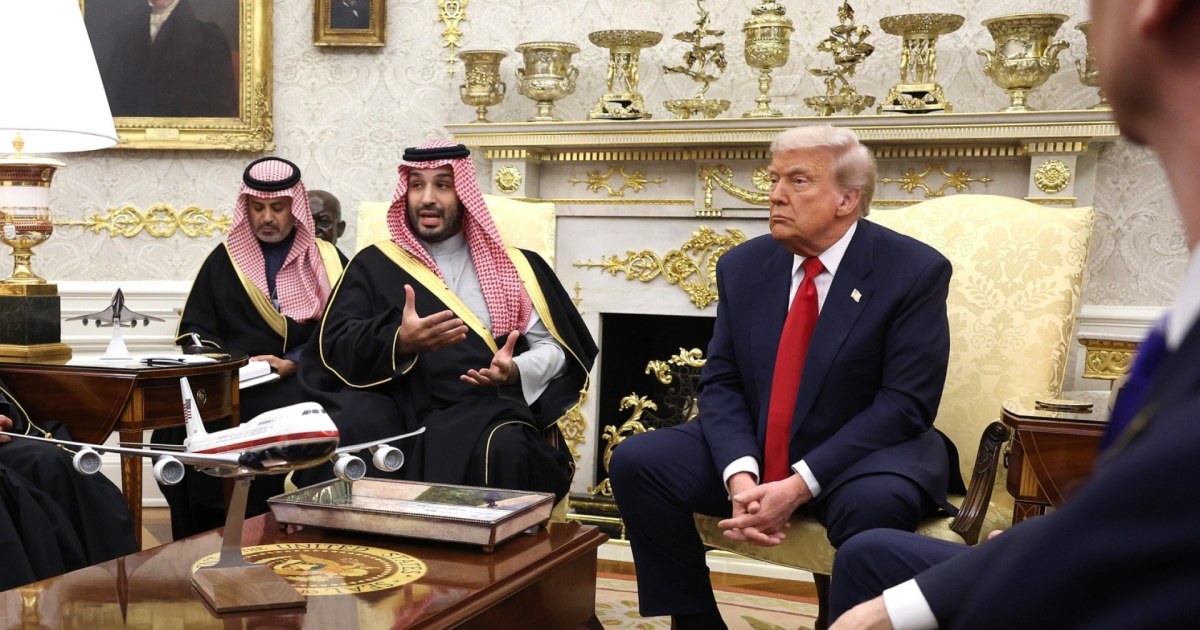 Trump and Saudi crown prince questioned about killing of Jamal Khashoggi