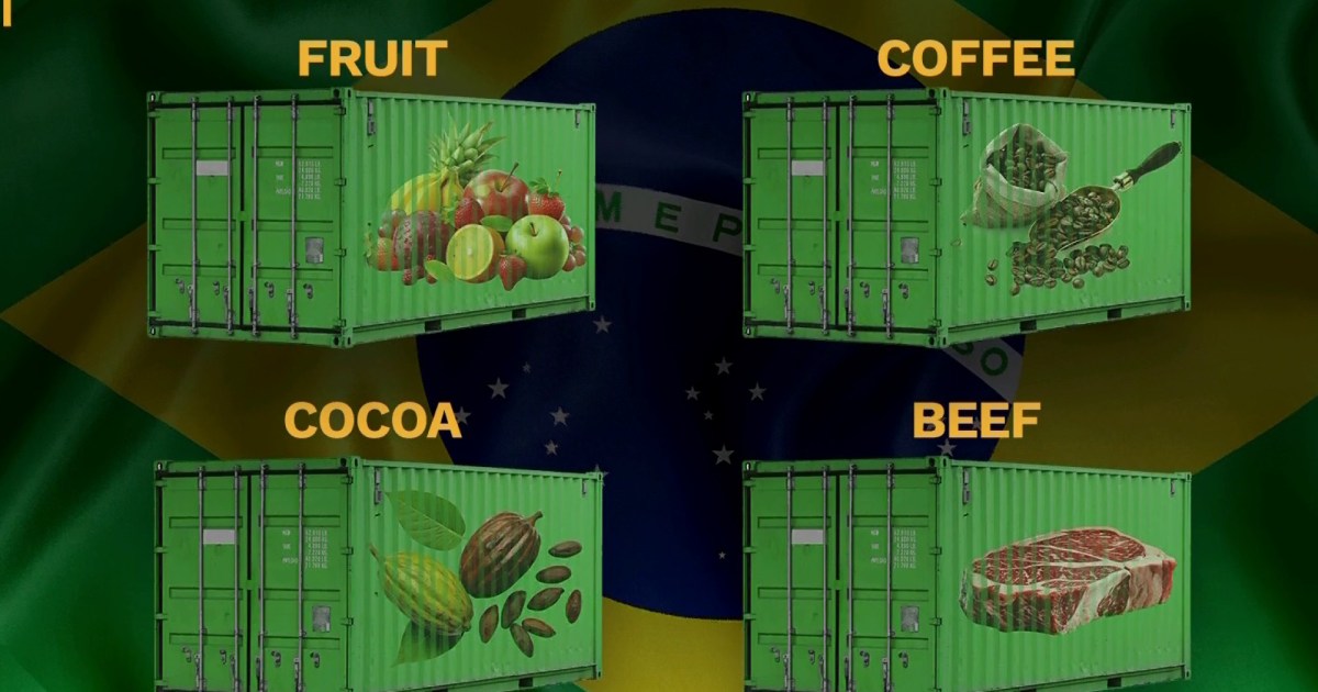 Trump rolls back Brazil tariffs as U.S. faces higher grocery prices