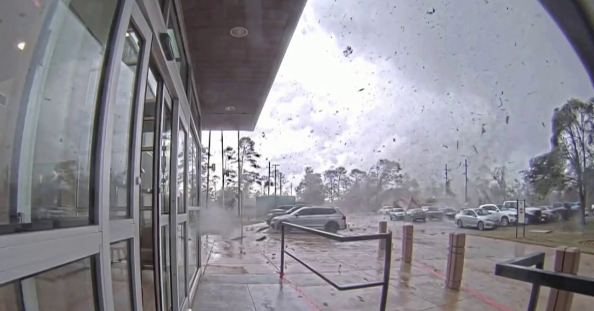 Likely tornado rips through Houston area