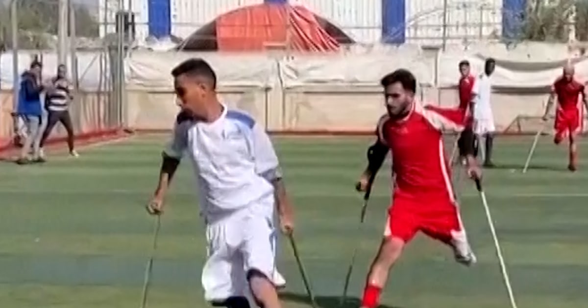 Palestinian Amputees Play In Gaza Soccer Tournament