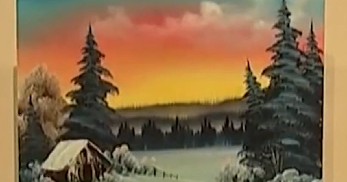 Bob Ross Paintings Auctioned To Help Fund Public Tv