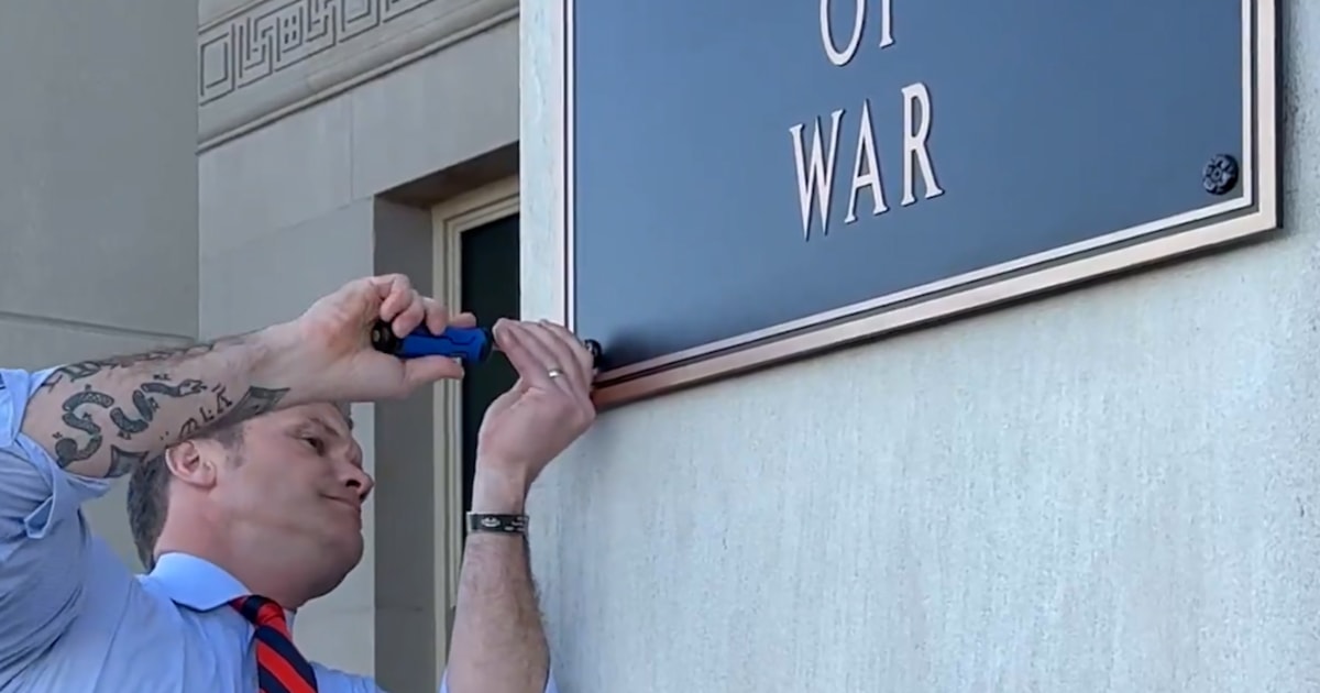 Pentagon Name Change Could Cost Up To $2 Billion