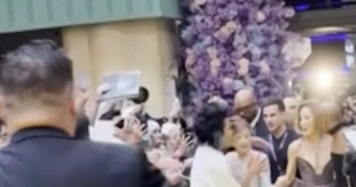 Fan Rushes Ariana Grande At 'wicked: For Good' Premiere