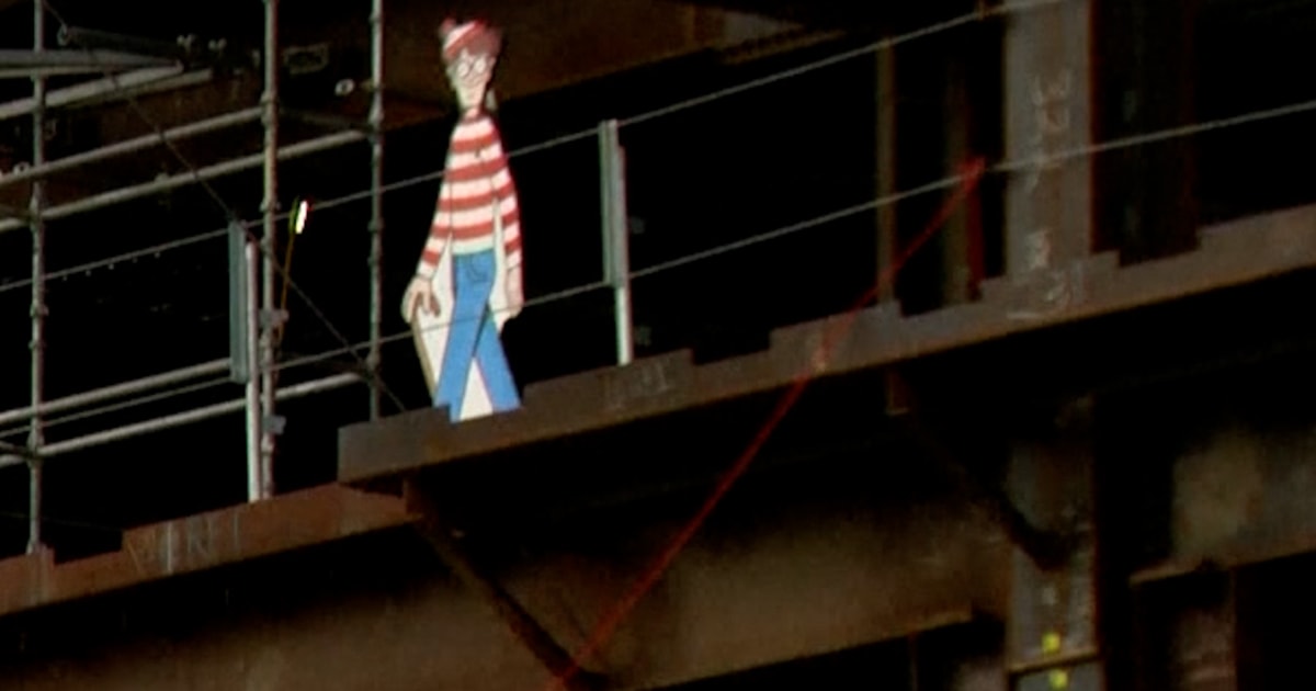 Construction Crews Hide Waldo Near Pediatric Hospital