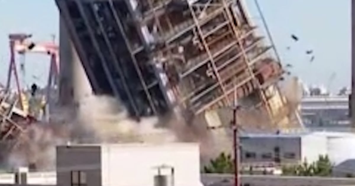 Explosives are used to reach South Korean workers