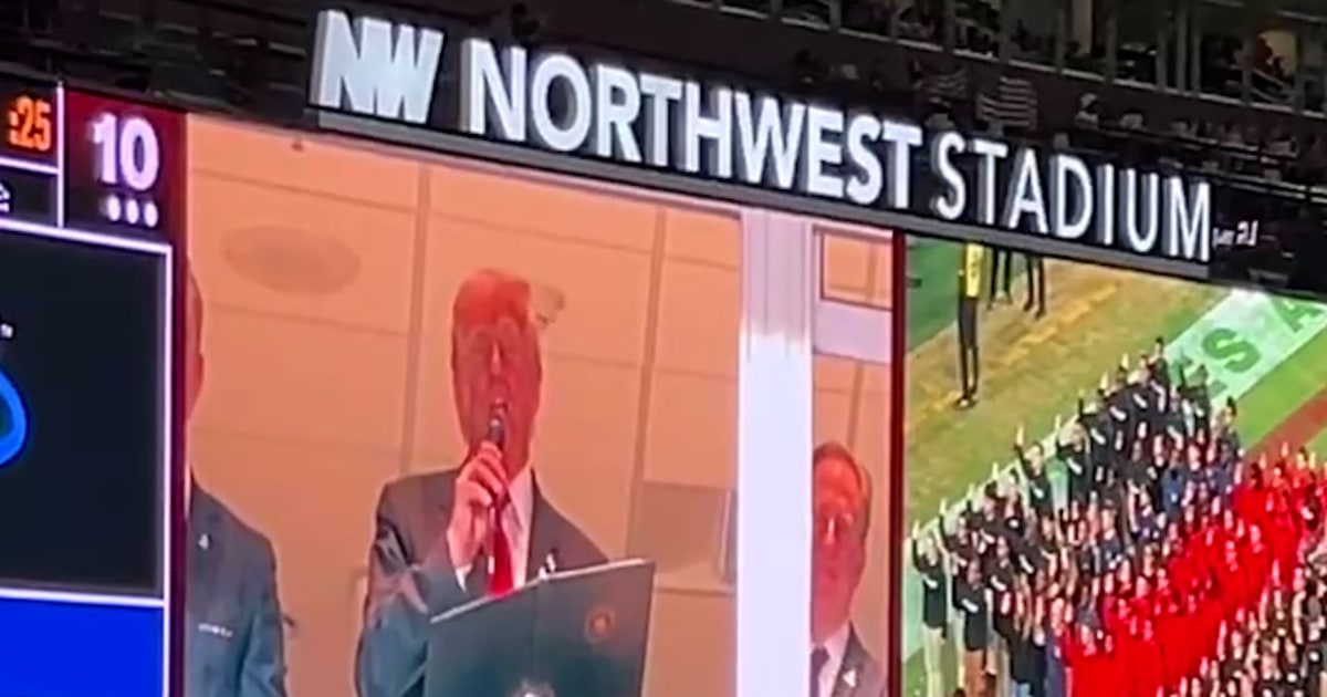 Spectators Boo As Trump Makes Appearance At Nfl Game