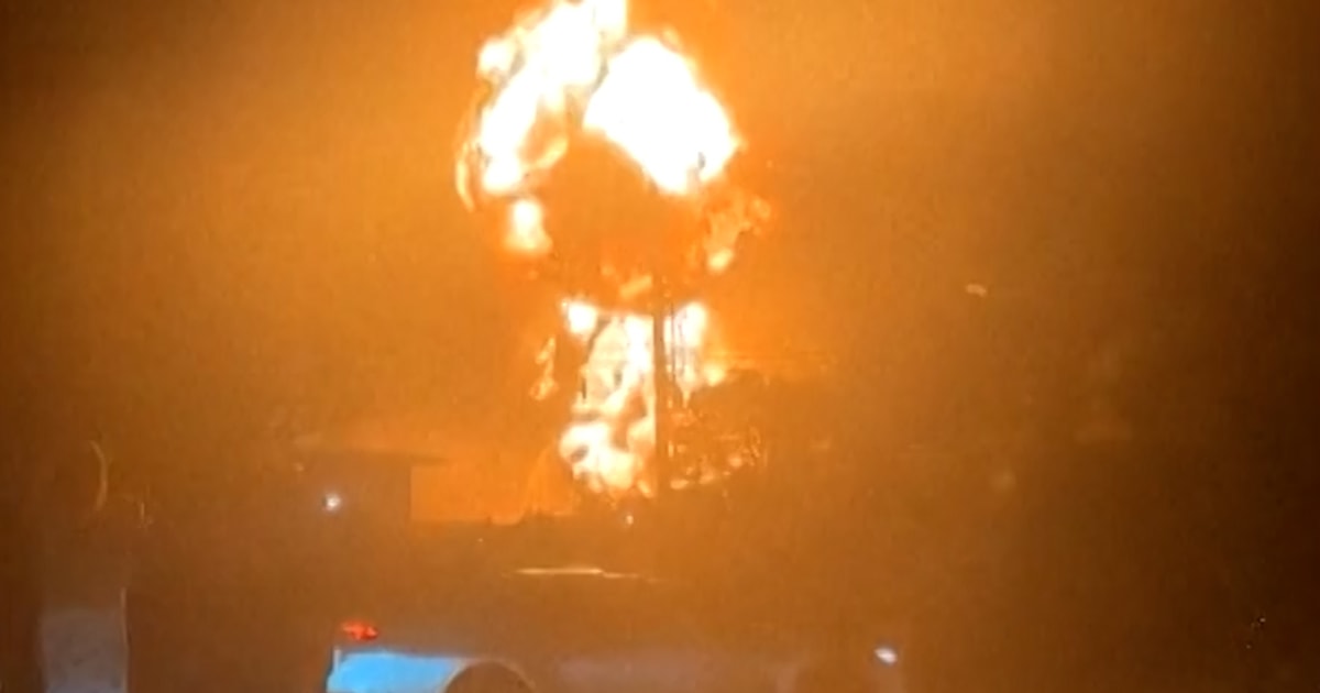 Big blaze at waste facility in Australia