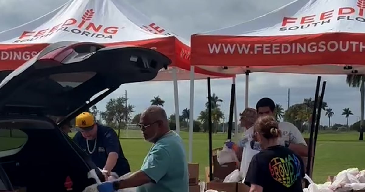 Unpaid federal staff attend meals drive amid shutdown