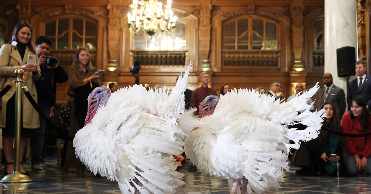 Trump Holds The Annual Thanksgiving Turkey Pardon
