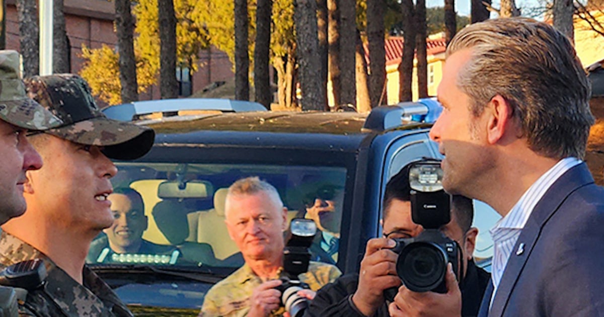 Pete Hegseth arrives in South Korea for military talks