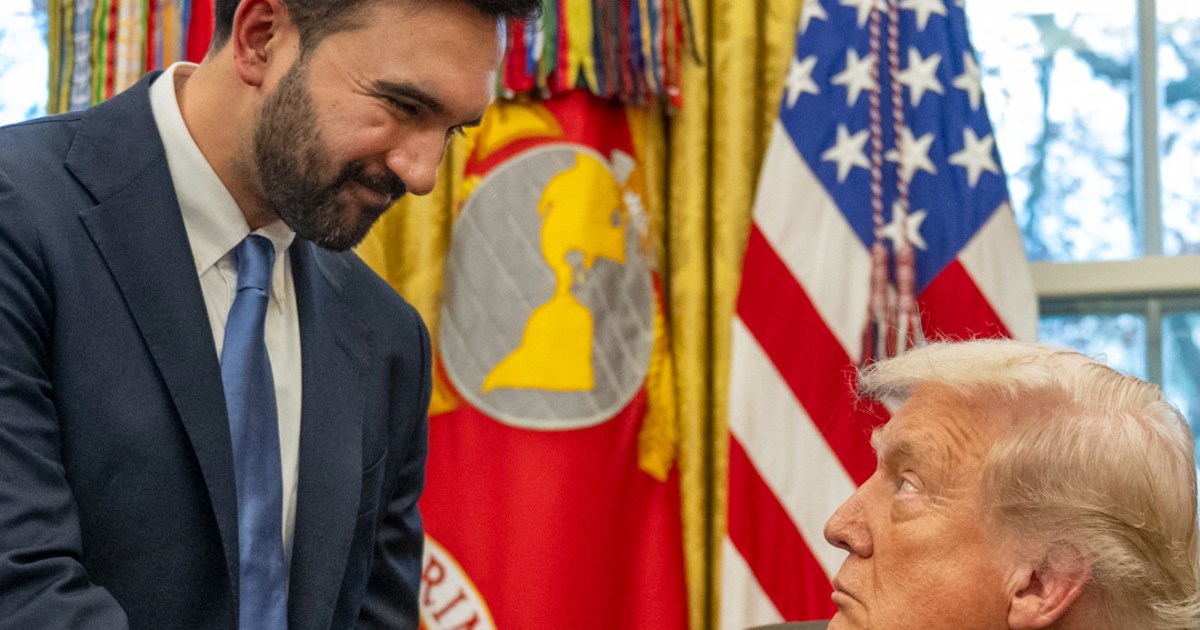 Trump Congratulates Mamdani On Election Win