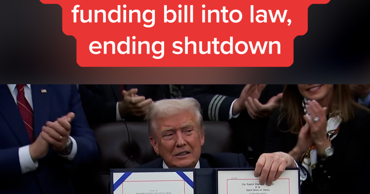BREAKING: Trump signs funding bill into law, ending shutdown