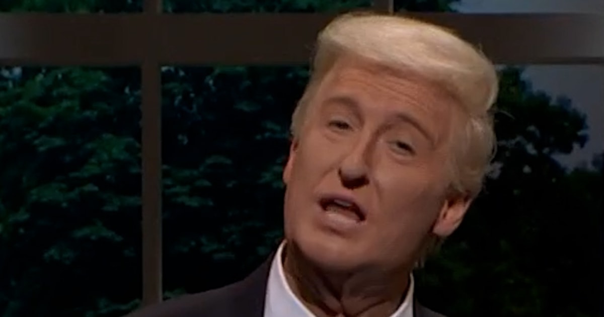 Trump Stands Over Man Who Fainted In 'snl' Skit