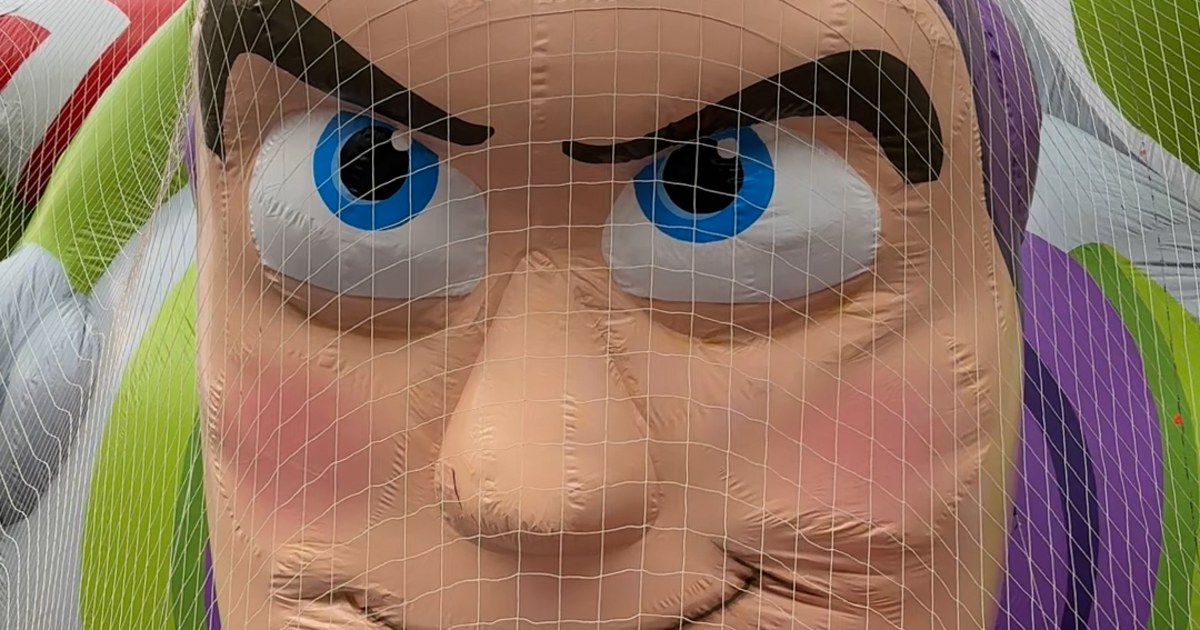 Balloons inflate ahead of Macy's Thanksgiving parade