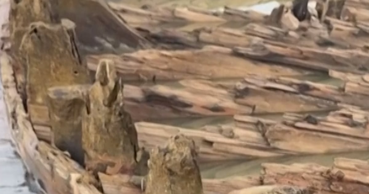 Typhoon Exposes Centuries-old Shipwreck In Vietnam