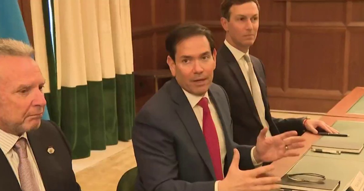 Rubio: Ukraine peace discussions ‘productive’ after critical Florida meeting