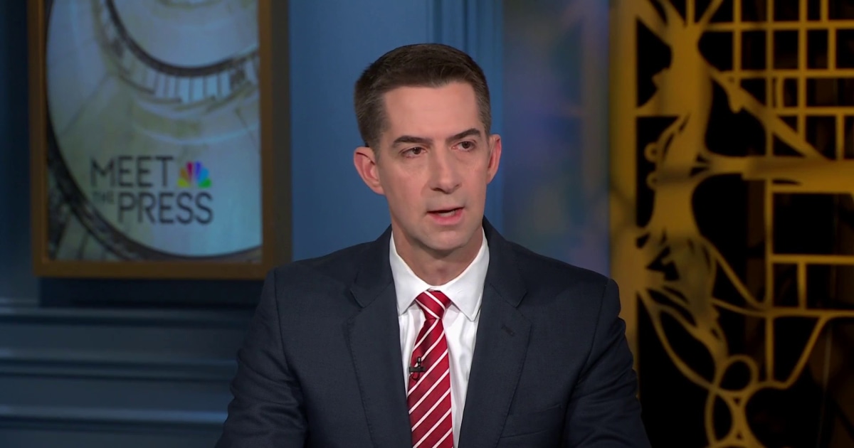 Tom Cotton says those on alleged drug boats &lsquo;all valid targets&rsquo; for strikes: Full interview