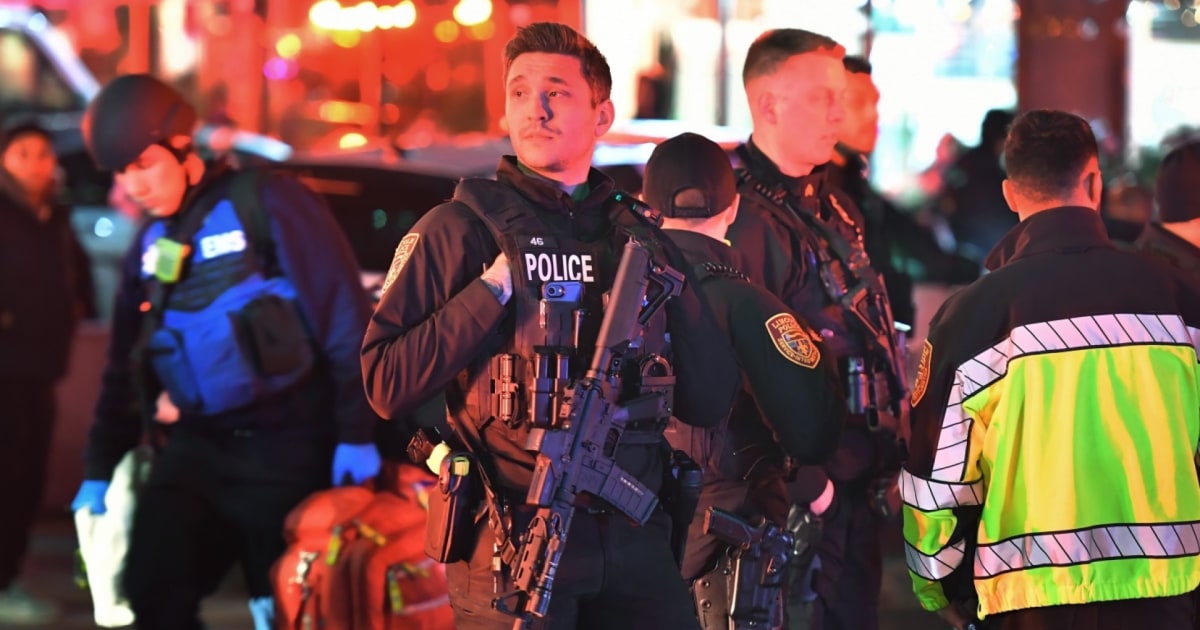 At least two people were killed and eight more critically injured in a shooting at a Brown University engineering building in Providence, Rhode Island. Police said they were still looking for the shooter, who was "dressed in all black."  