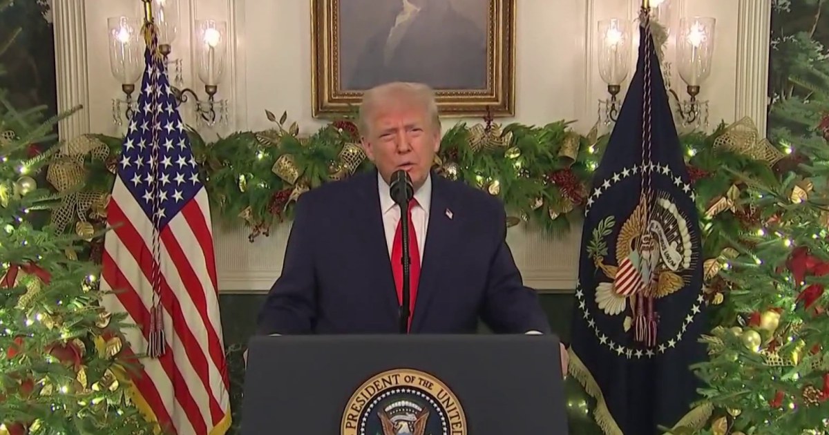 Trump delivers high-stakes primetime address