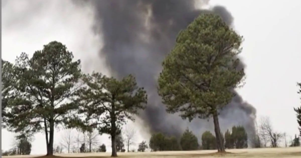 Plane crashes outside of Charlotte, N.C.