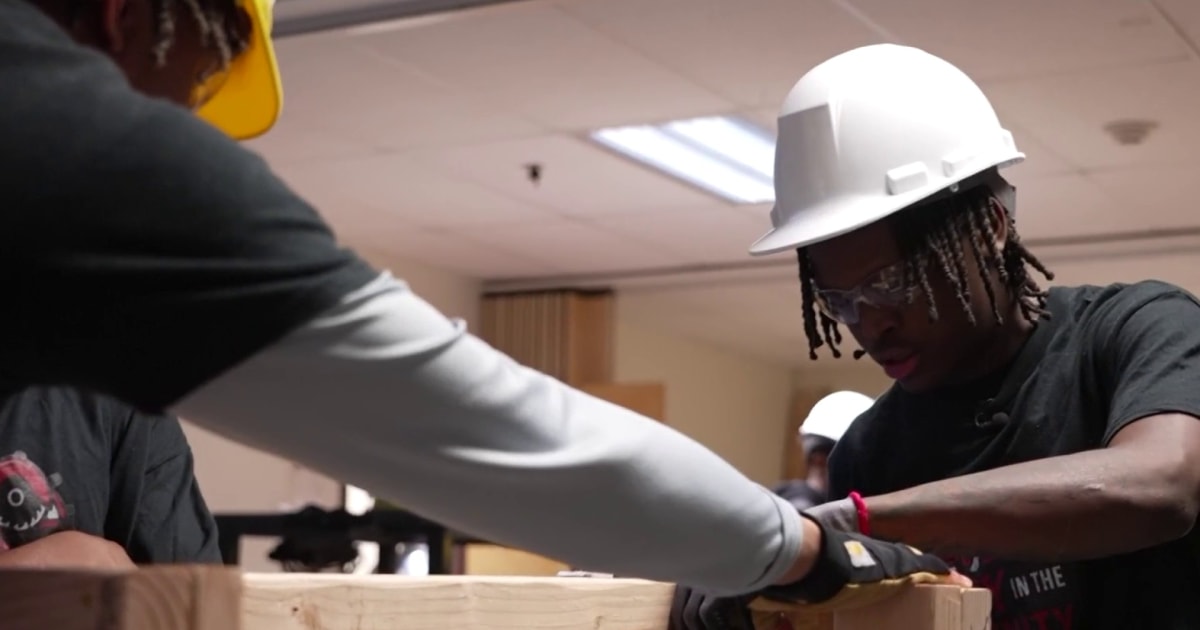 Philadelphia program teaches trade skills to keep at-risk teens off the streets