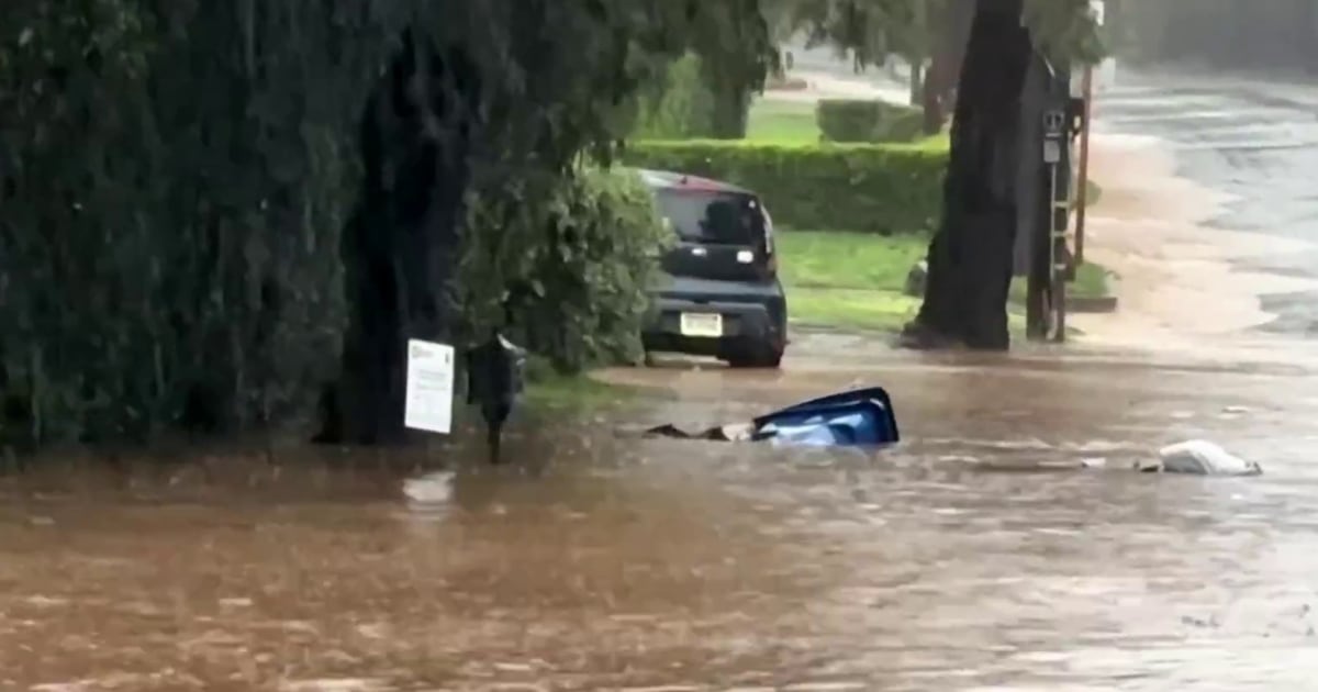 State of emergency in California from intense rainfall