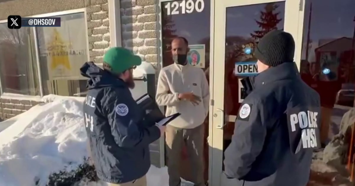 DHS investigators going door-to-door at &ldquo;suspected fraud sites&rdquo; in Minneapolis