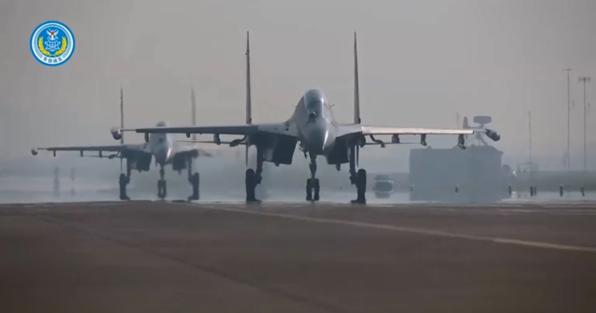 China carries out military drills around Taiwan