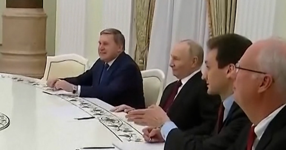 Putin meets Witkoff and Kushner for Ukraine peace talks