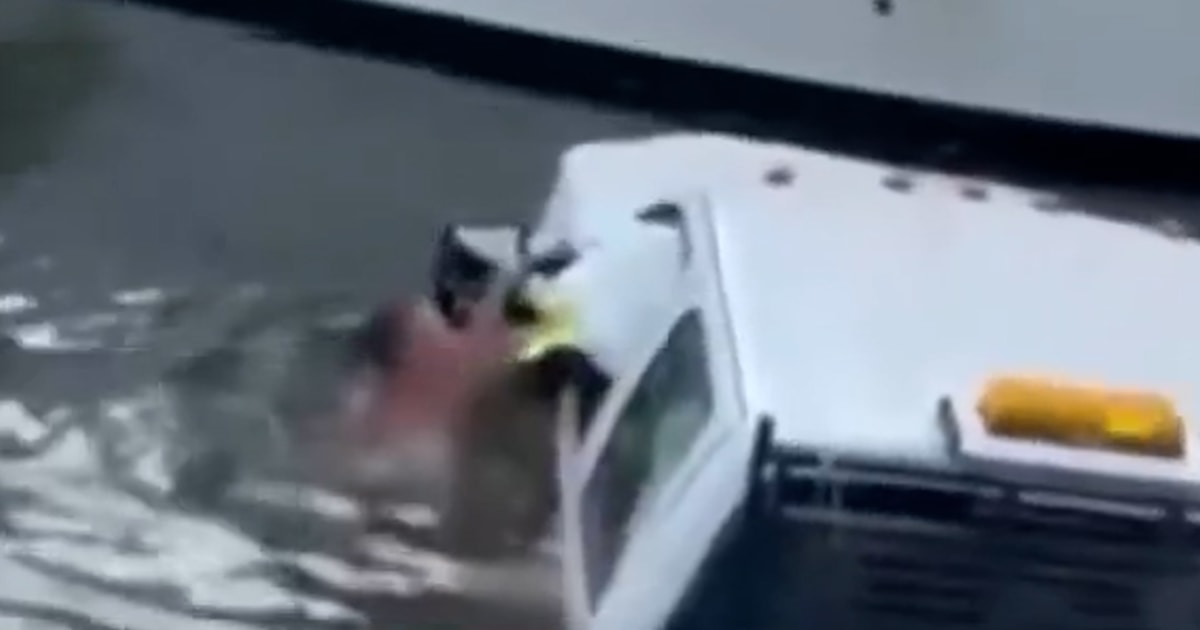 Heroic Rescue: Man Saves Two Women From Sinking Truck