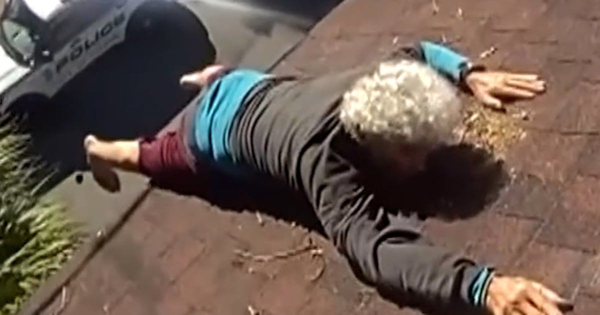 Officers rescue man dangling from roof in Florida