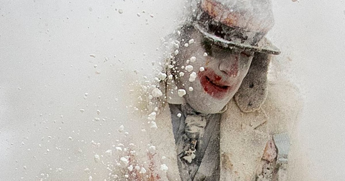 Revelers fight with flour, eggs and firecrackers in Spain