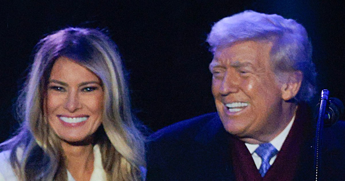 Trump, first woman mild Nationwide Christmas Tree